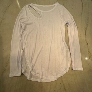 ALO long sleeve cut out top